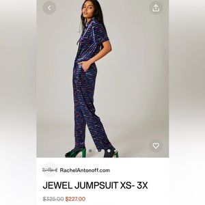 Rachel Antonoff Jewel Jumpsuit - Medium